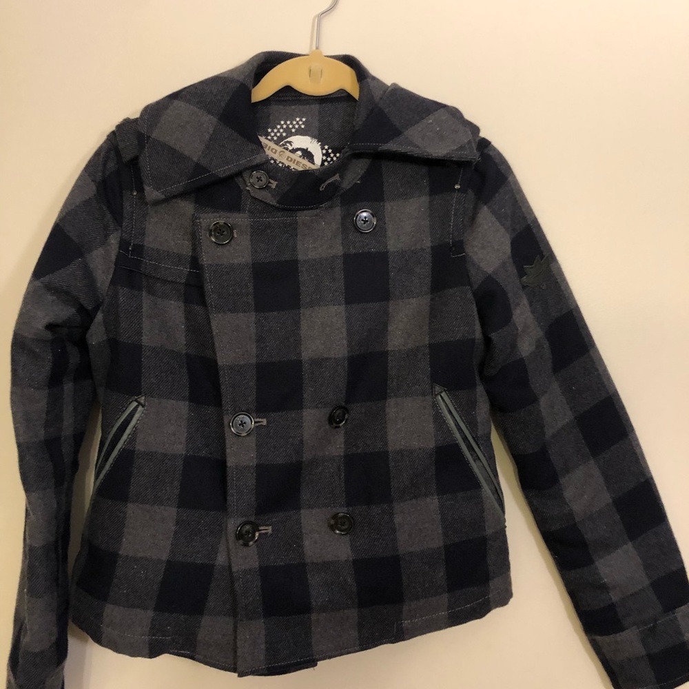 *SOLD* Diesel Women’s wool blend Pea Coat Sz Small